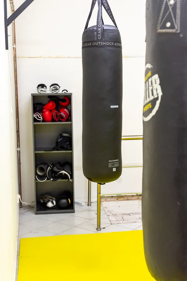 Boxovací pytel a rukavice